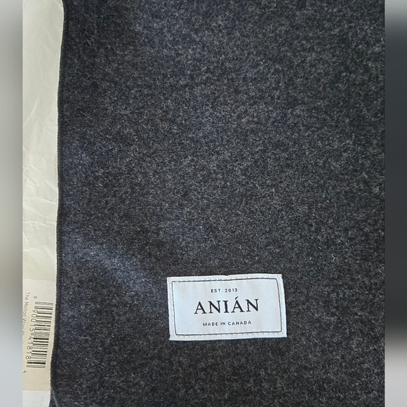 Anian Melton Wool Blanket - Thumbnail 4